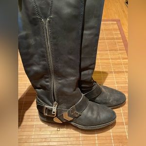 Arturo Chiang Black Classic Western Boots 7